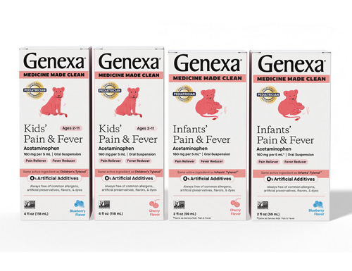 New Survey Shows Pediatricians Strongly Prefer Genexa’s Ingredients Over Leading Children’s Tylenol® Products