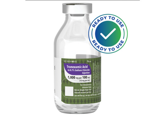 Avenacy Announces U.S. Launch of Ready-to-Use Tranexamic Acid in 0.7% Sodium Chloride Injection
