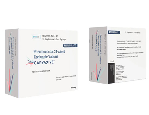 CAPVAXIVE&reg; (Pneumococcal 21-valent Conjugate Vaccine) Receives U.S. FDA Approval for an Additional Indication in Children and Adolescents Aged 2&ndash;17 Years at Increased Risk for Pneumococcal Disease