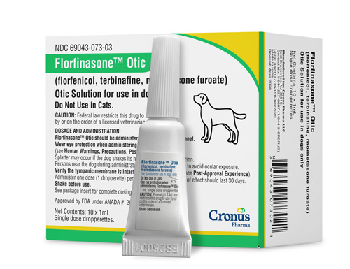 Cronus Pharma Announces the Launch of Florfinasone&trade; Otic for the Treatment of Otitis Externa in Dogs