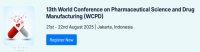13th World Conference on Pharmaceutical Science and Drug Manufacturing (WCPD) 2025